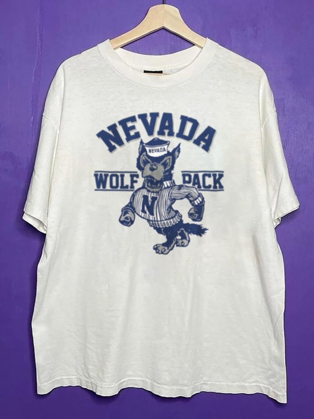 90s University of Nevada Reno Wolf Pack Shirt, Nevada Wolf Pack Football Shirt
